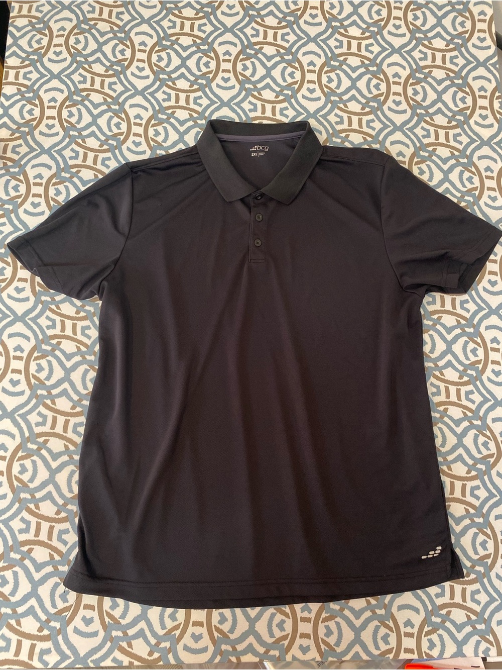 bcg Men’s Black Performance Polo